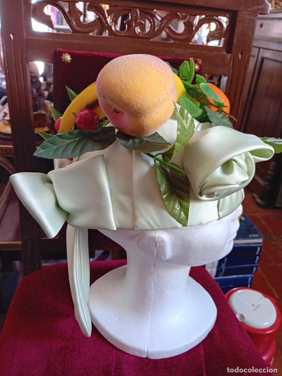 Antig&uuml;edades: Sombrero de frutas d&eacute;cada de los 50/60 - Foto 2