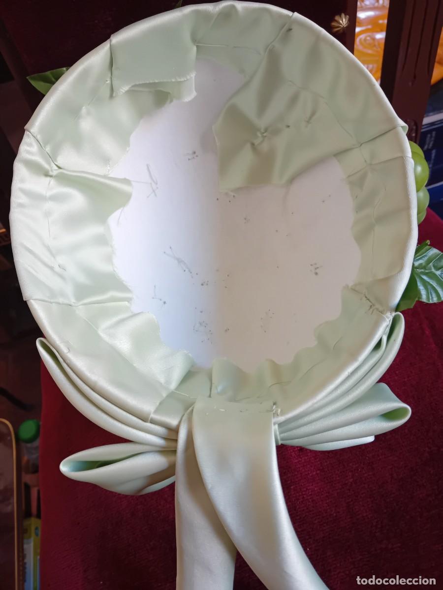 Antig&uuml;edades: Sombrero de frutas d&eacute;cada de los 50/60 - Foto 5