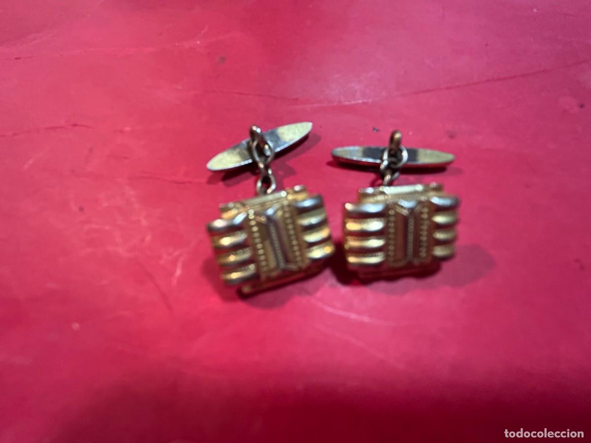 Antig&uuml;edades: Gemelos para pu&ntilde;o camisa - Foto 1