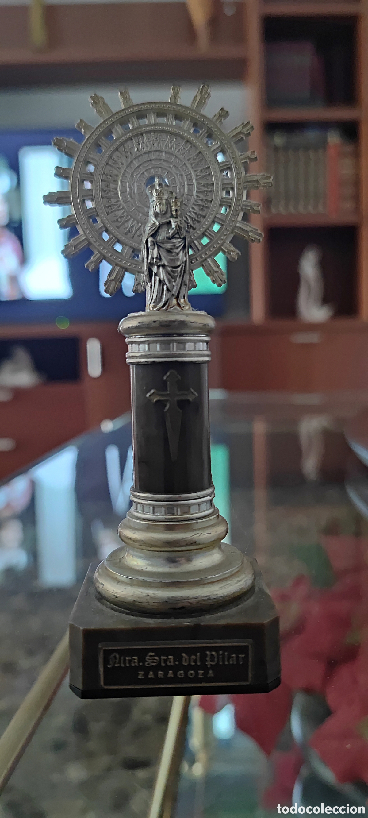 Antig&uuml;edades: Figura de nuestra se&ntilde;ora del Pilar - Foto 1