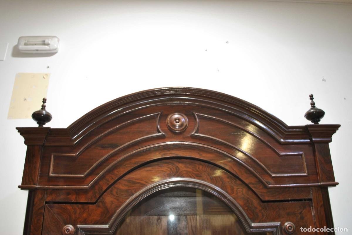 Antig&uuml;edades: VITRINA ANTIGUA DE CAOBA - Foto 2
