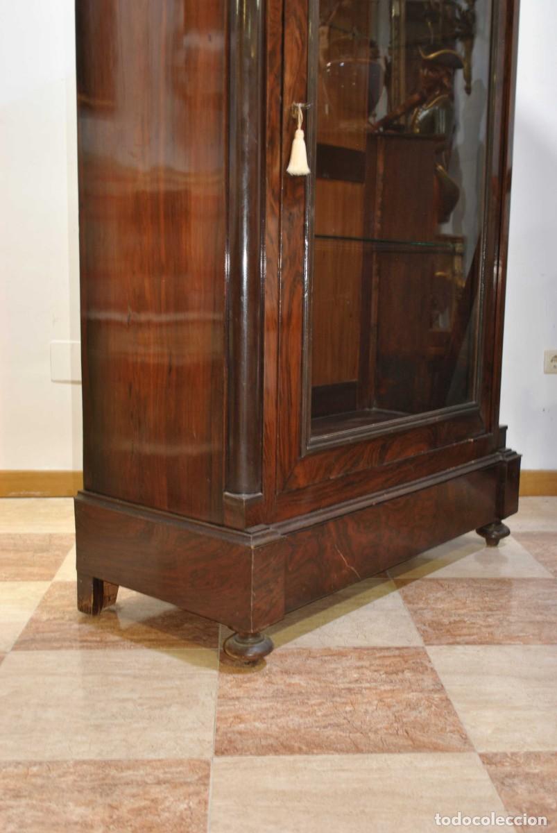 Antig&uuml;edades: VITRINA ANTIGUA DE CAOBA - Foto 6