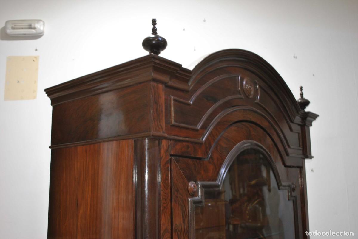 Antig&uuml;edades: VITRINA ANTIGUA DE CAOBA - Foto 7