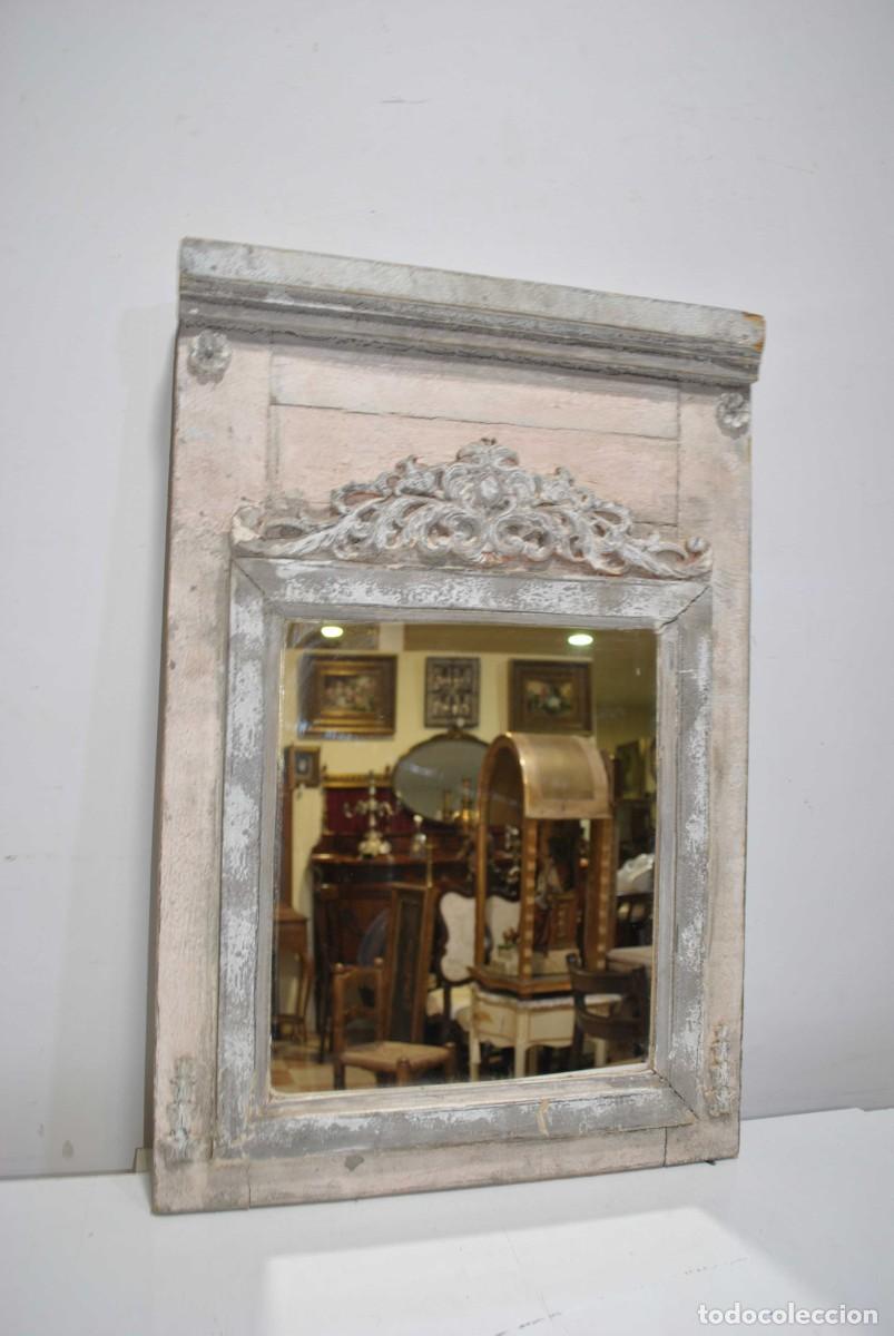 Antig&uuml;edades: ESPEJO CON P&Aacute;TINA DECAPADA - Foto 2