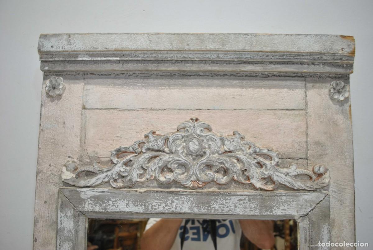 Antig&uuml;edades: ESPEJO CON P&Aacute;TINA DECAPADA - Foto 3