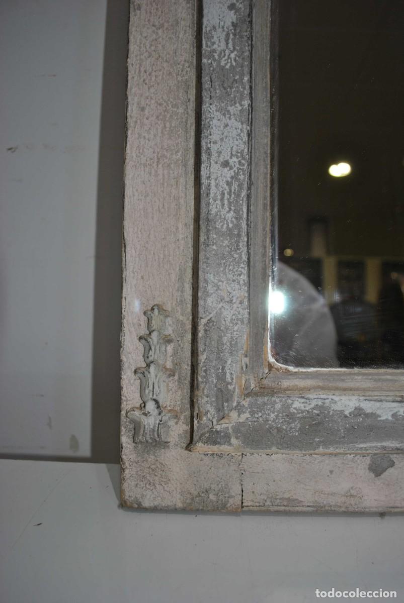 Antig&uuml;edades: ESPEJO CON P&Aacute;TINA DECAPADA - Foto 4