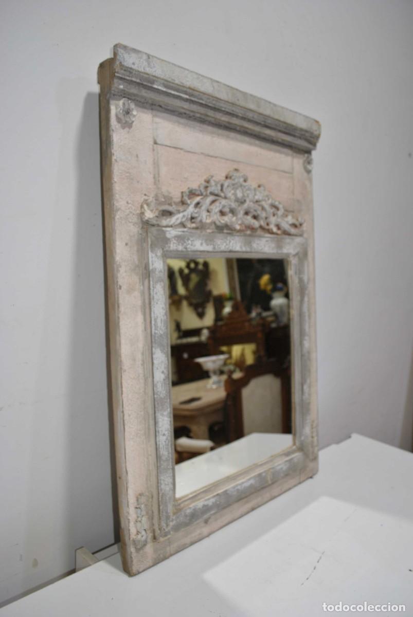 Antig&uuml;edades: ESPEJO CON P&Aacute;TINA DECAPADA - Foto 6
