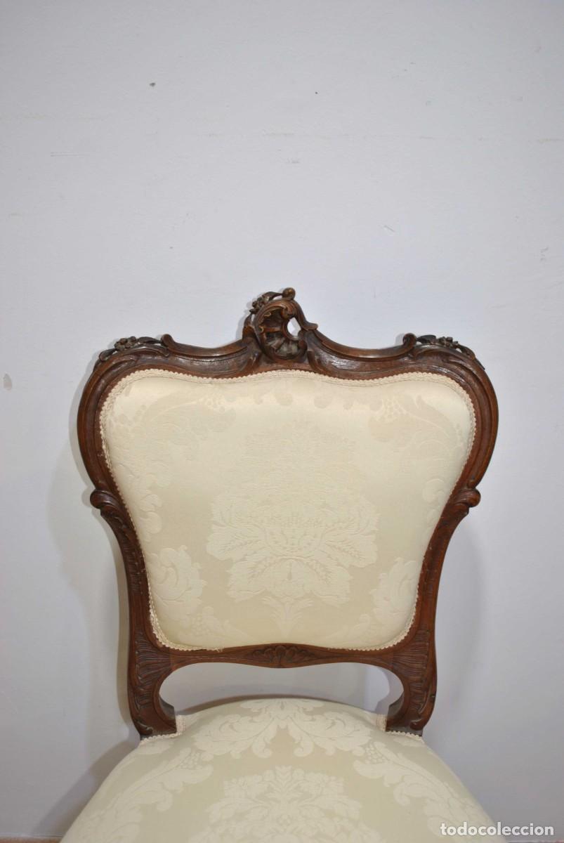 Antig&uuml;edades: JUEGO DE 6 SILLAS DE ESTILO LUIS XV - Foto 5