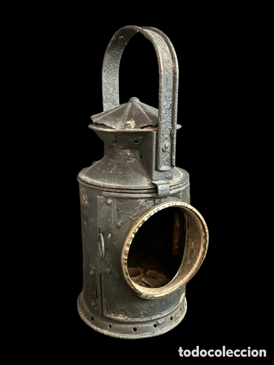 Antig&uuml;edades: Antiguo farol de estaci&oacute;n - Foto 2