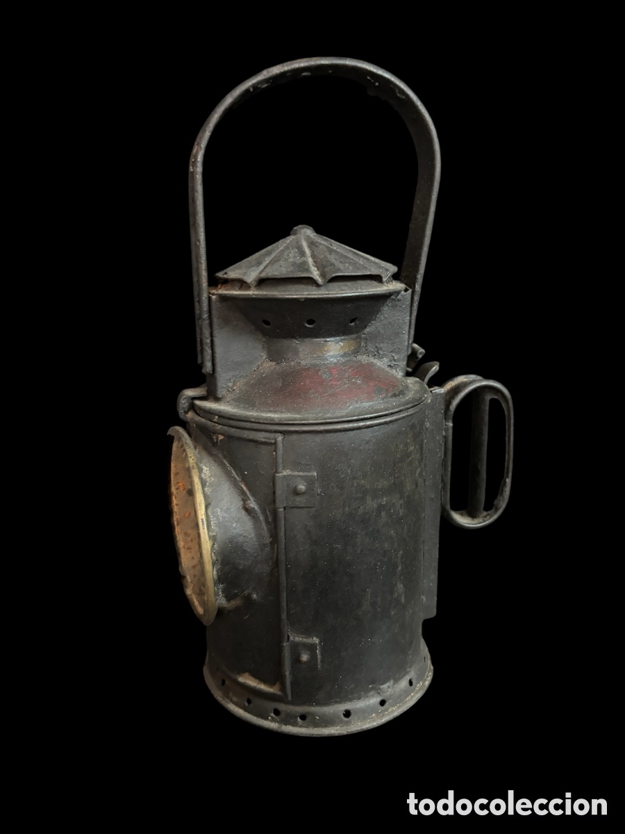 Antig&uuml;edades: Antiguo farol de estaci&oacute;n - Foto 1