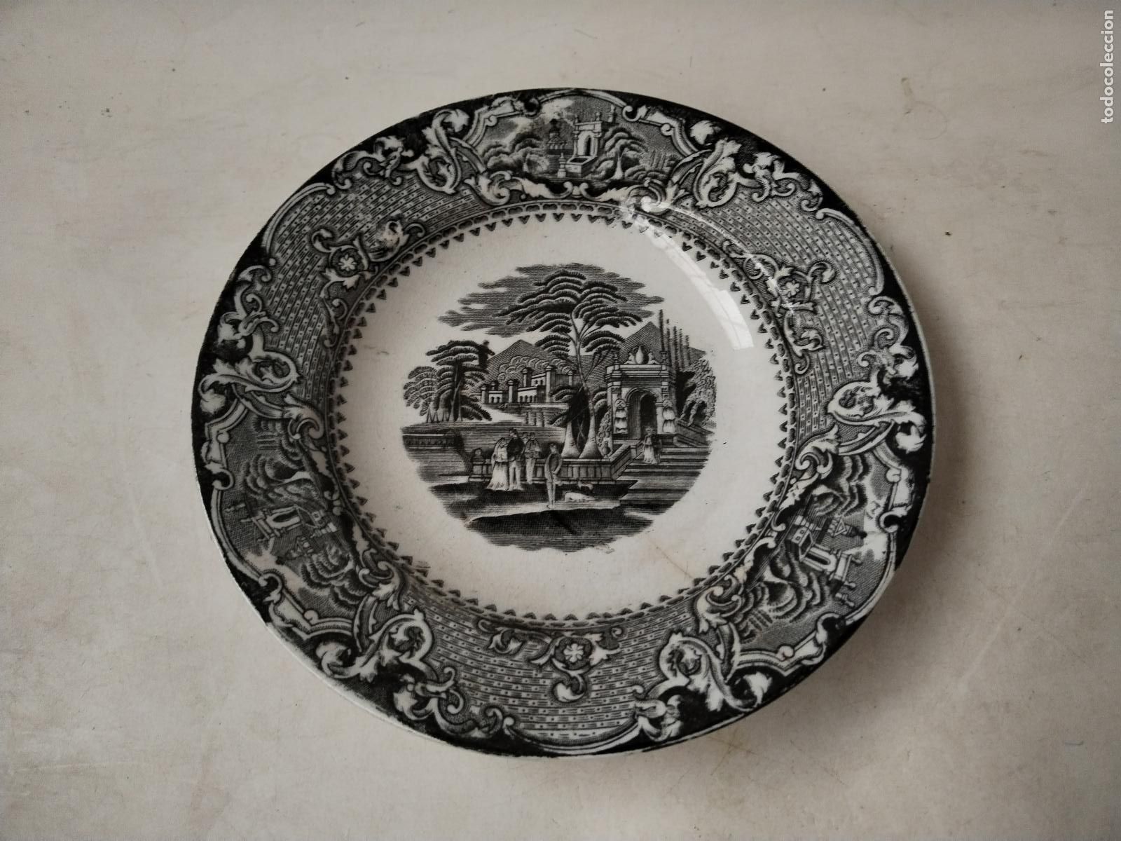 Antig&uuml;edades: antiguo plato sandeman macdougall - Foto 5