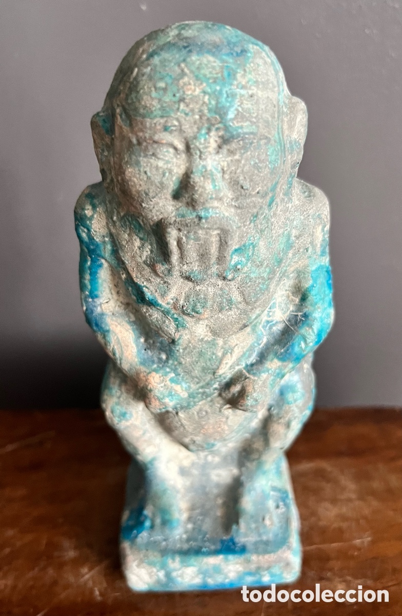 Antig&uuml;edades: Estatuilla del dios enano Bes - Foto 2