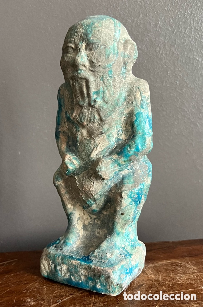 Antig&uuml;edades: Estatuilla del dios enano Bes - Foto 3