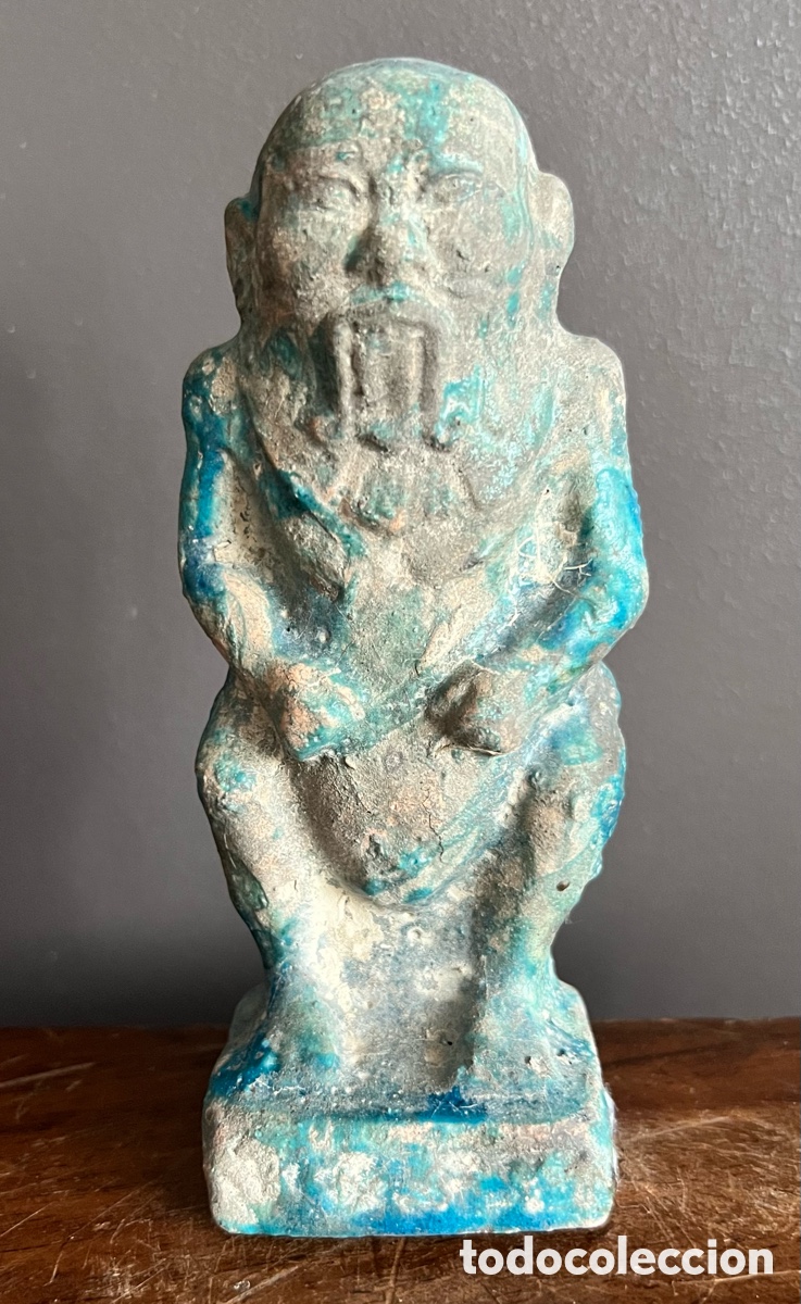 Antig&uuml;edades: Estatuilla del dios enano Bes - Foto 5