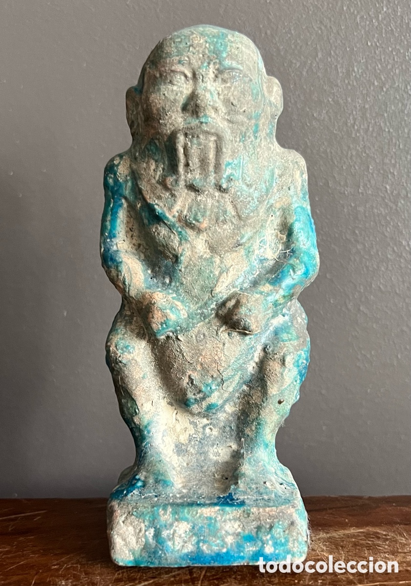 Antig&uuml;edades: Estatuilla del dios enano Bes - Foto 13