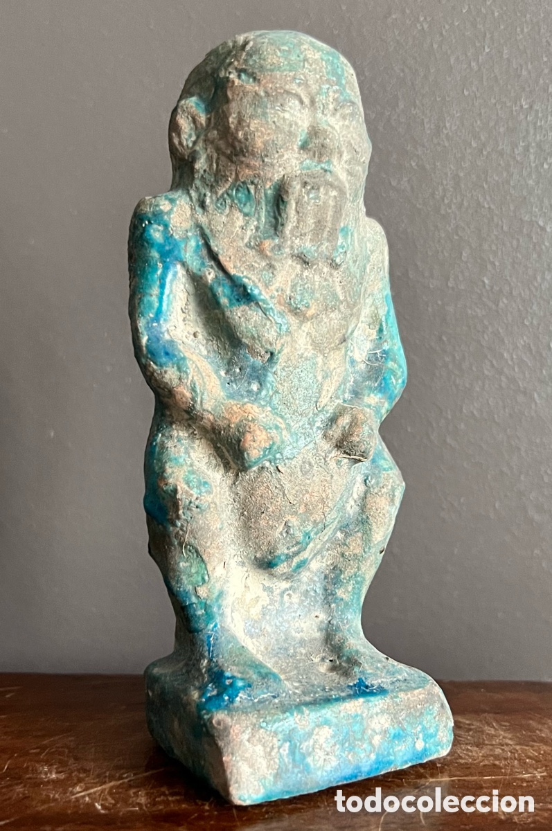 Antig&uuml;edades: Estatuilla del dios enano Bes - Foto 15