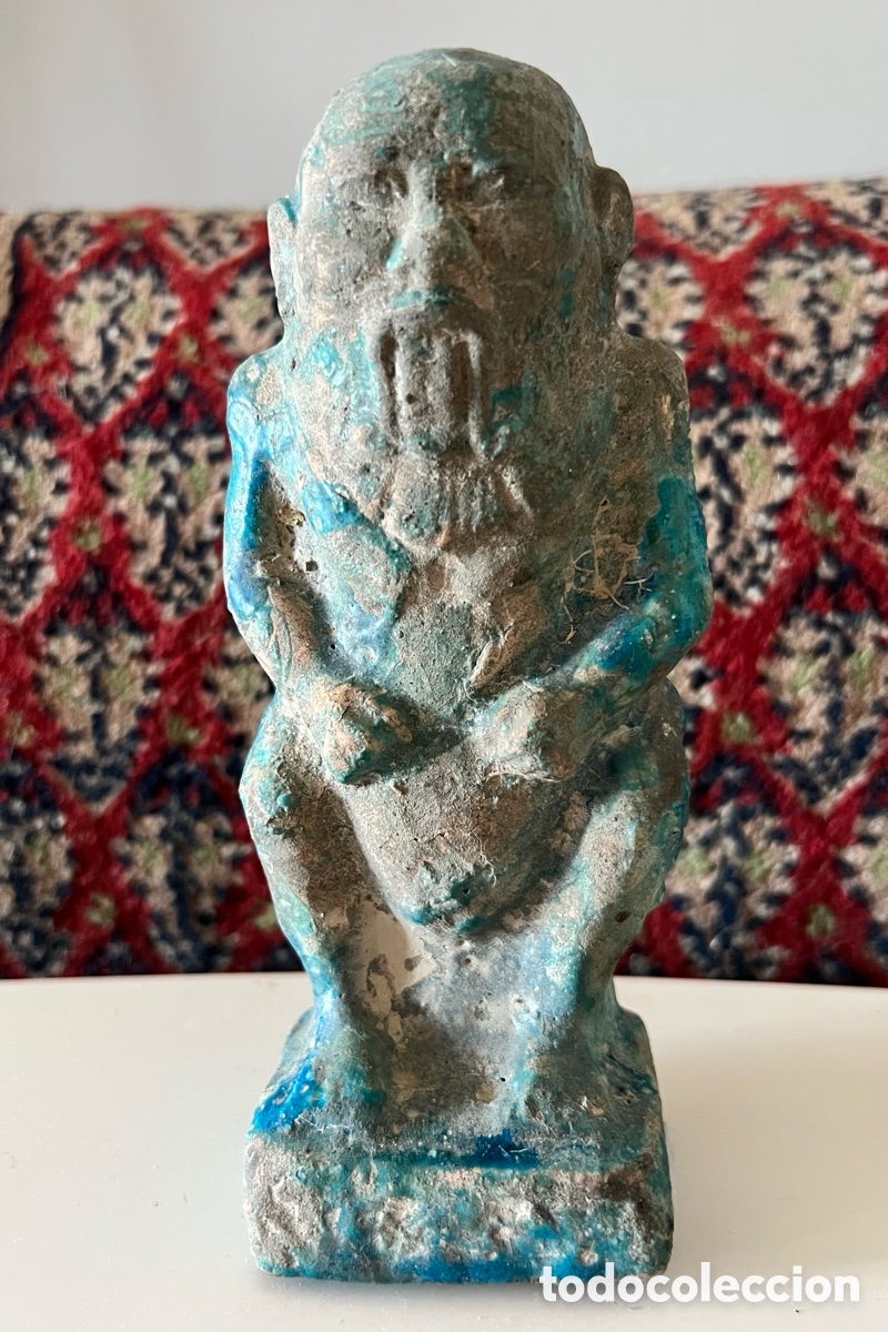 Antig&uuml;edades: Estatuilla del dios enano Bes - Foto 17