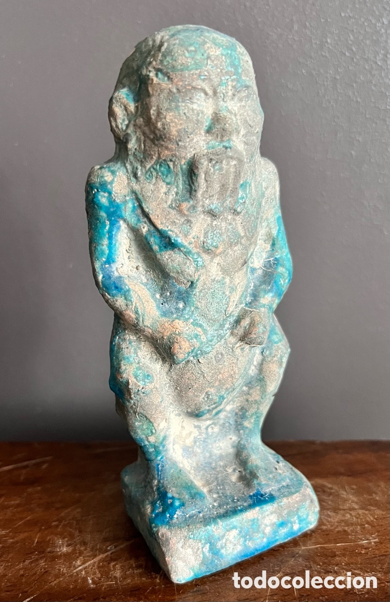 Antig&uuml;edades: Estatuilla del dios enano Bes - Foto 1