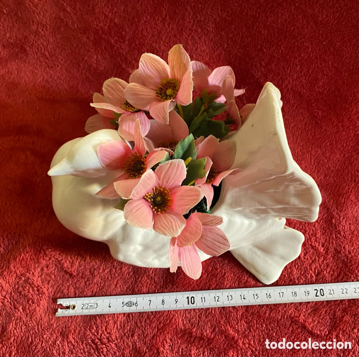 Antig&uuml;edades: Jarr&oacute;n paloma blanco cer&aacute;mica - Foto 6