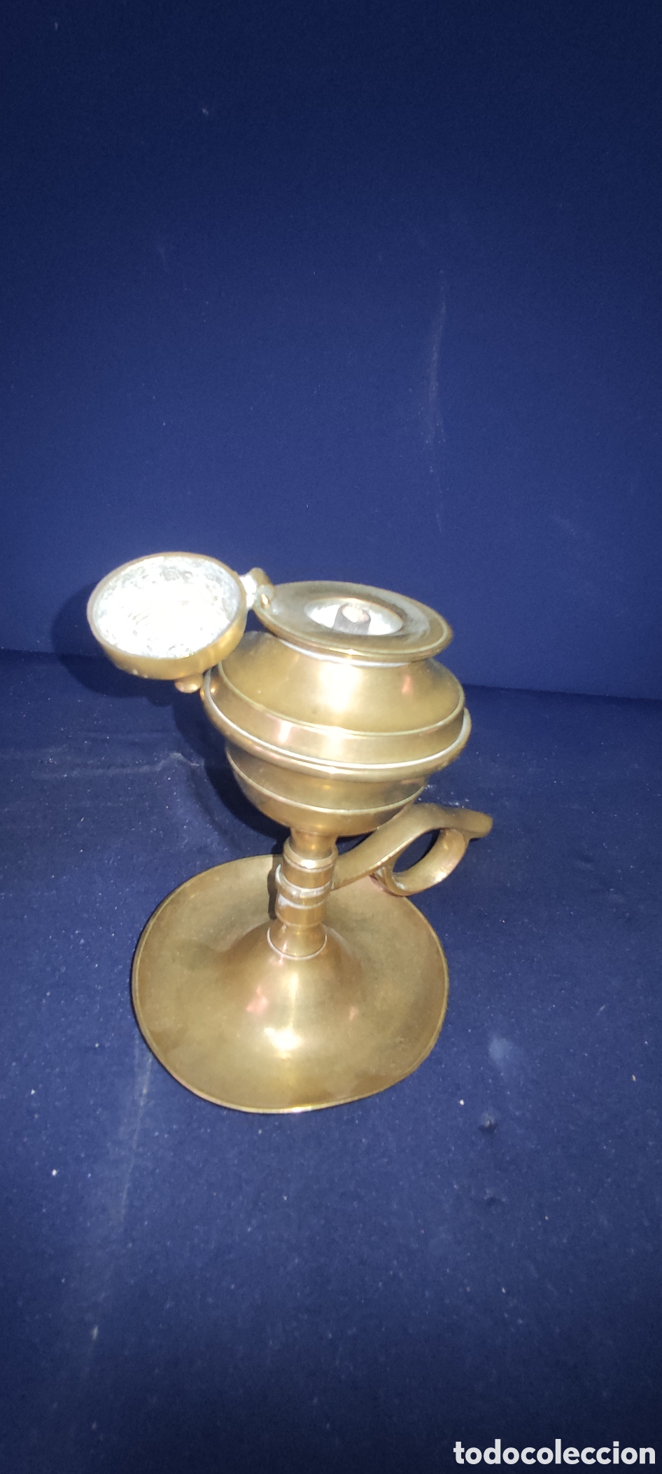 Antig&uuml;edades: Antiguo candil de bronce - Foto 3