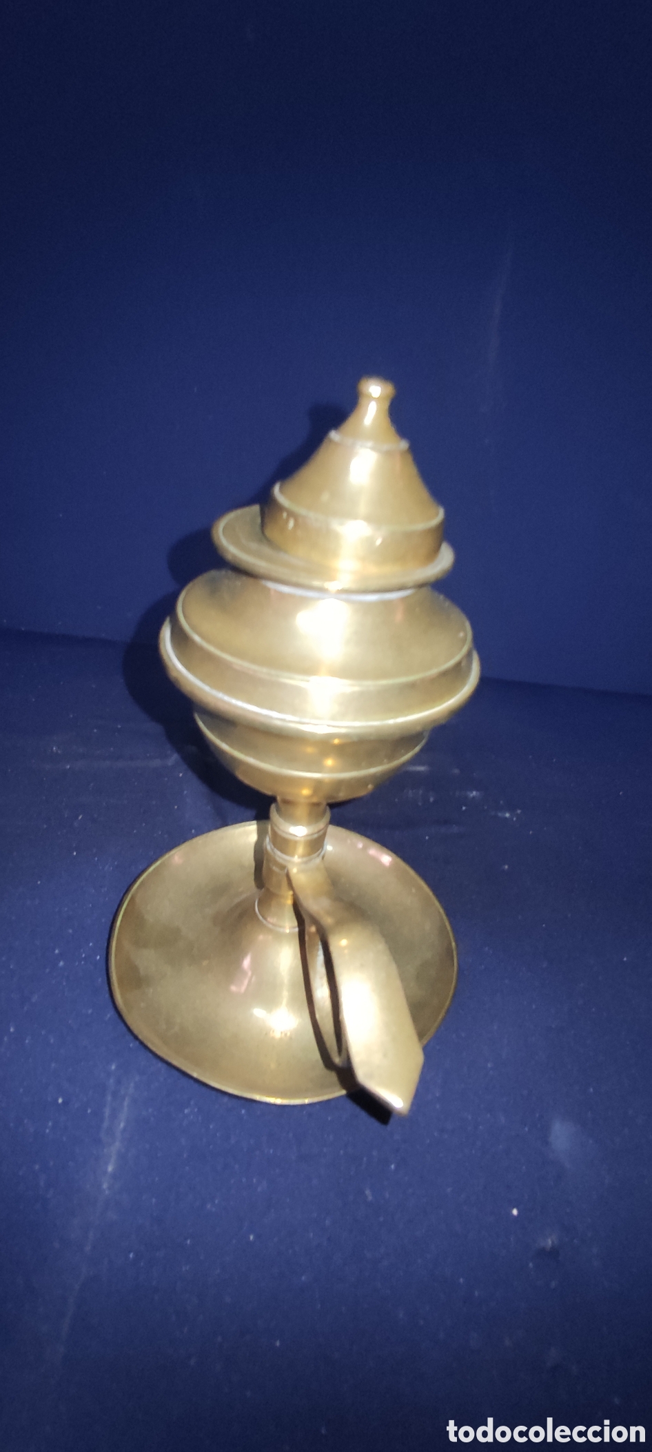 Antig&uuml;edades: Antiguo candil de bronce - Foto 5