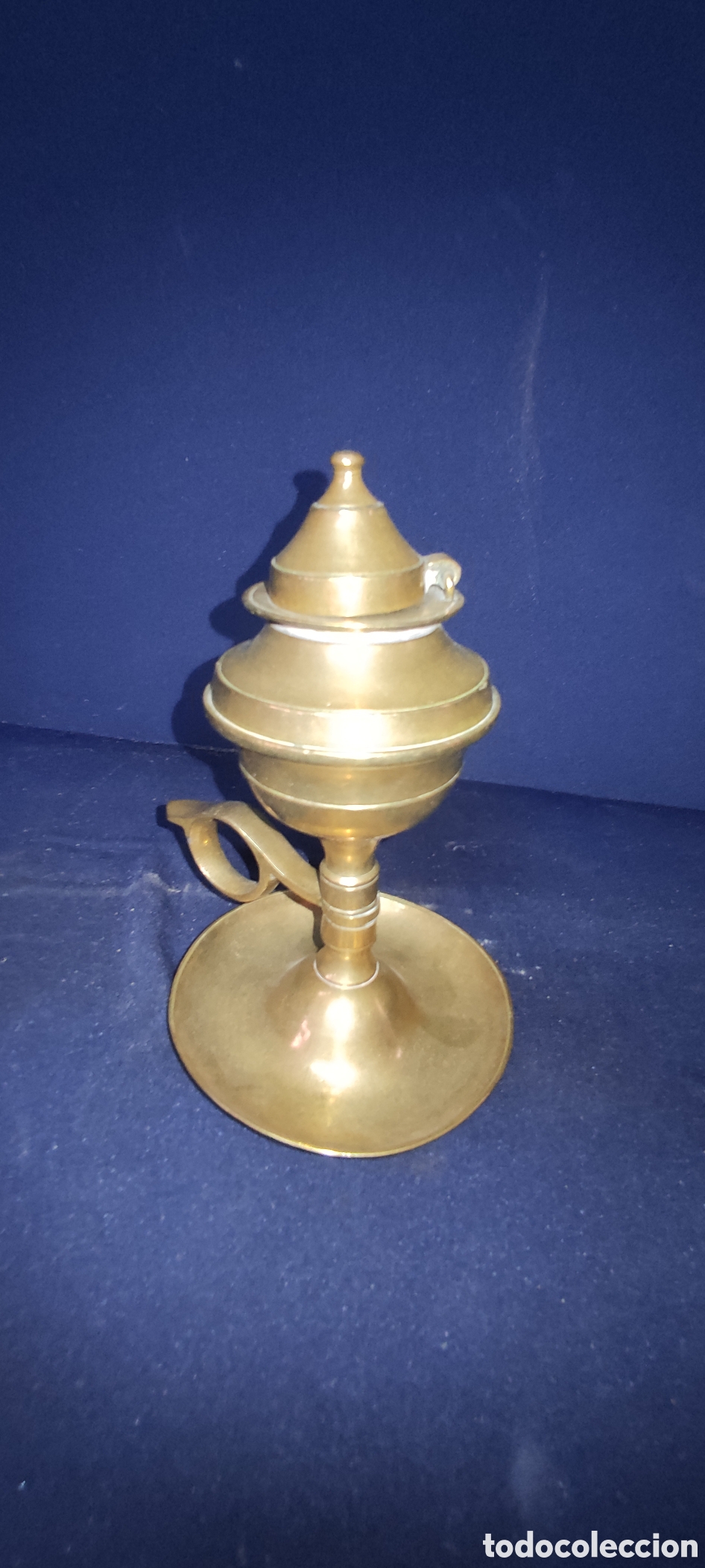 Antig&uuml;edades: Antiguo candil de bronce - Foto 6