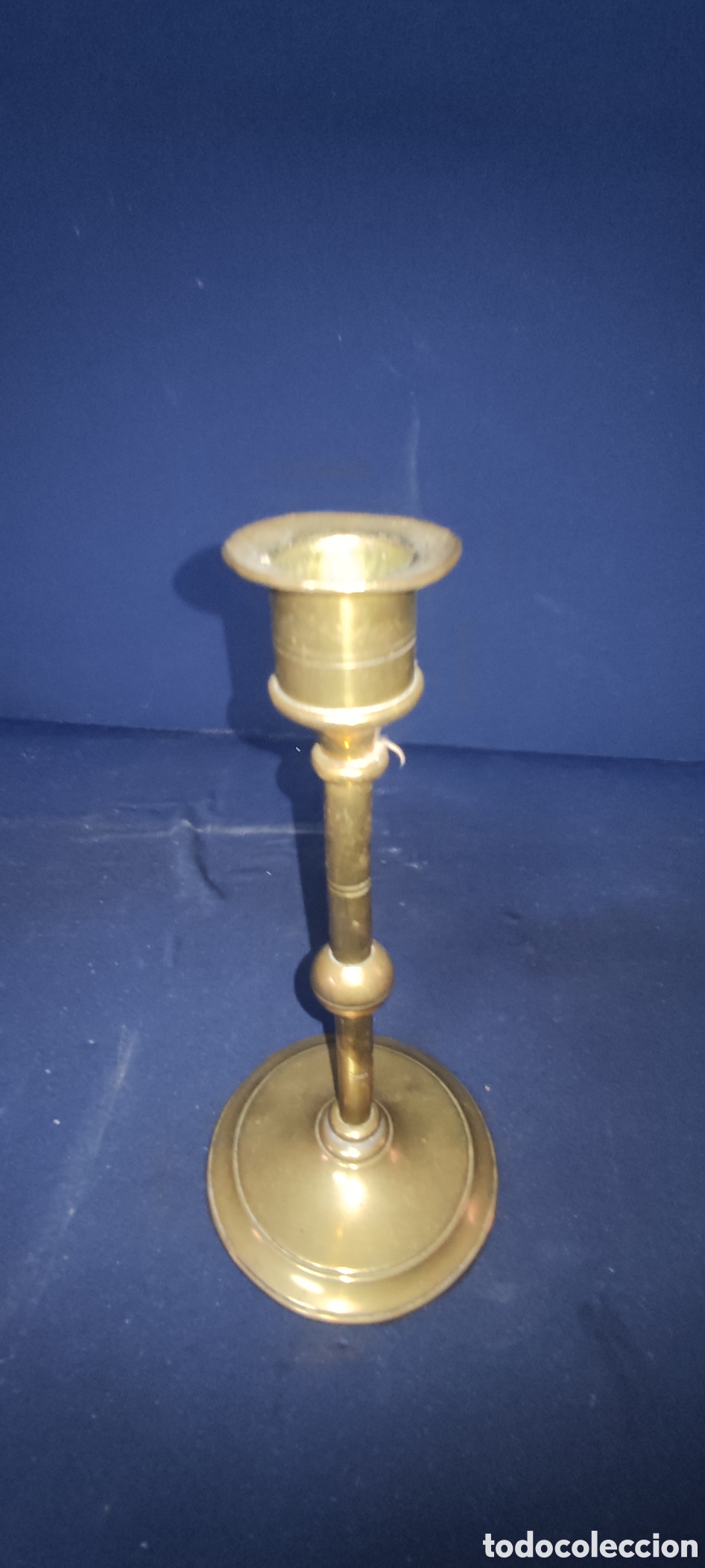 Antig&uuml;edades: Antiguo candelabro de bronce - Foto 3