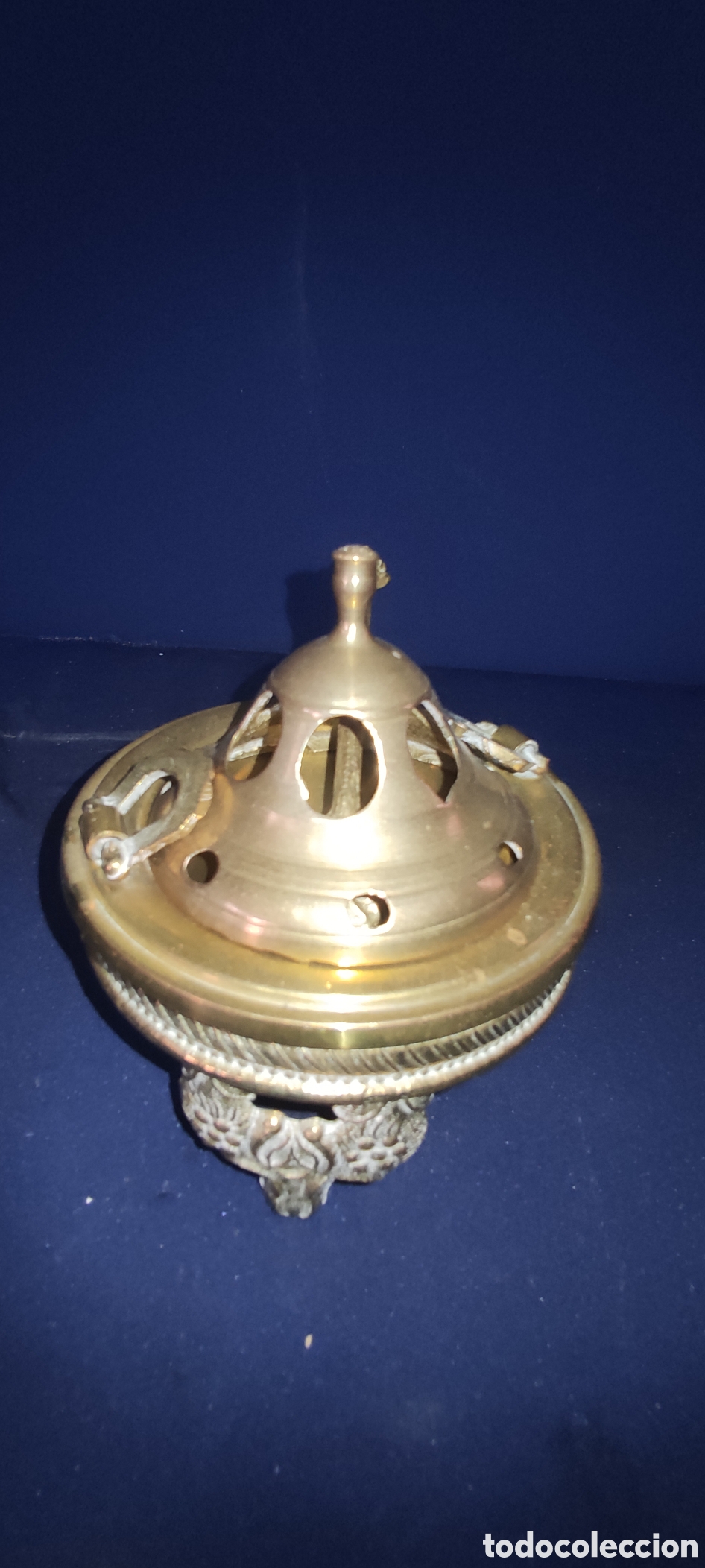 Antig&uuml;edades: Antiguo brasero de bronce - Foto 2