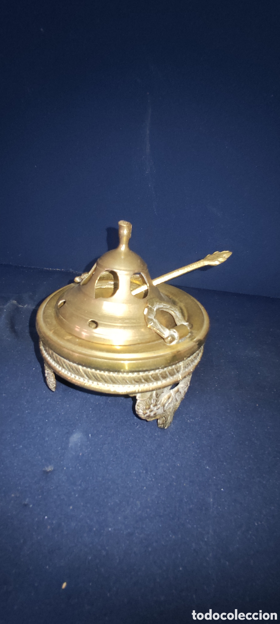 Antig&uuml;edades: Antiguo brasero de bronce - Foto 3