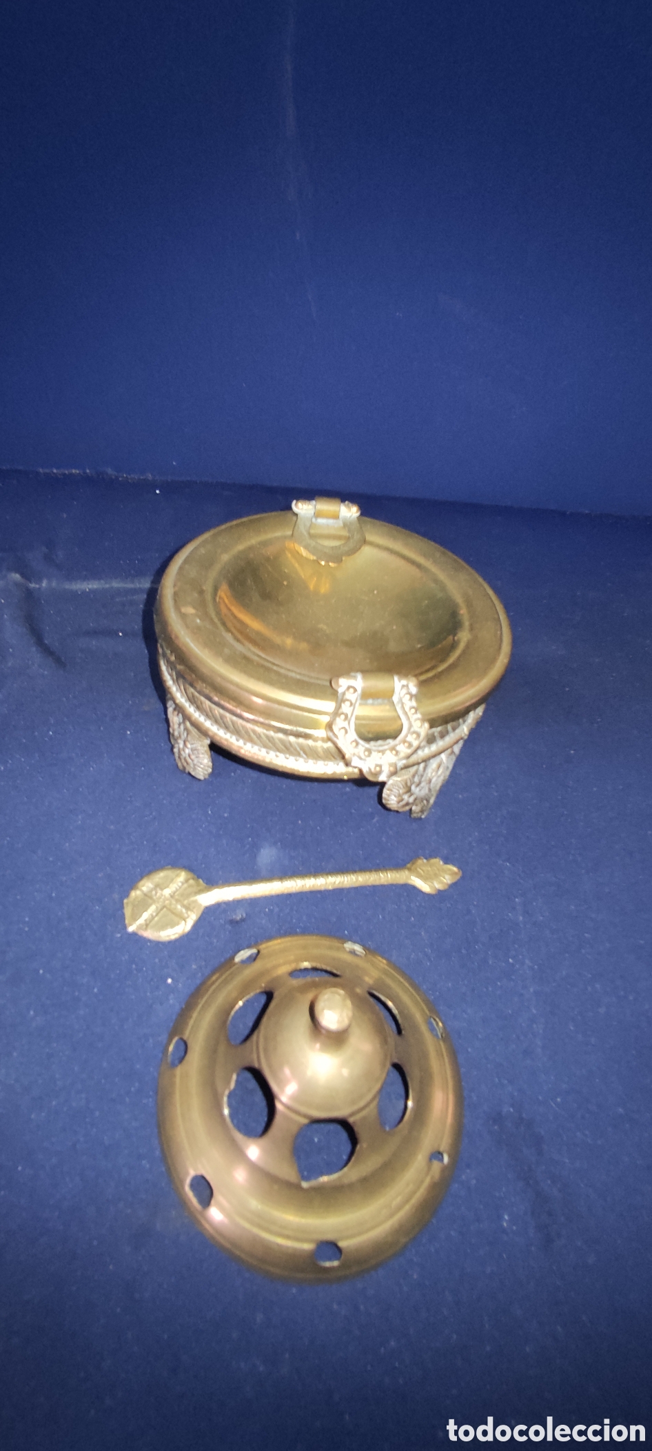 Antig&uuml;edades: Antiguo brasero de bronce - Foto 5