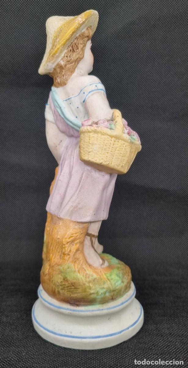Antig&uuml;edades: Figura chica de cer&aacute;mica Biscuit - Foto 3