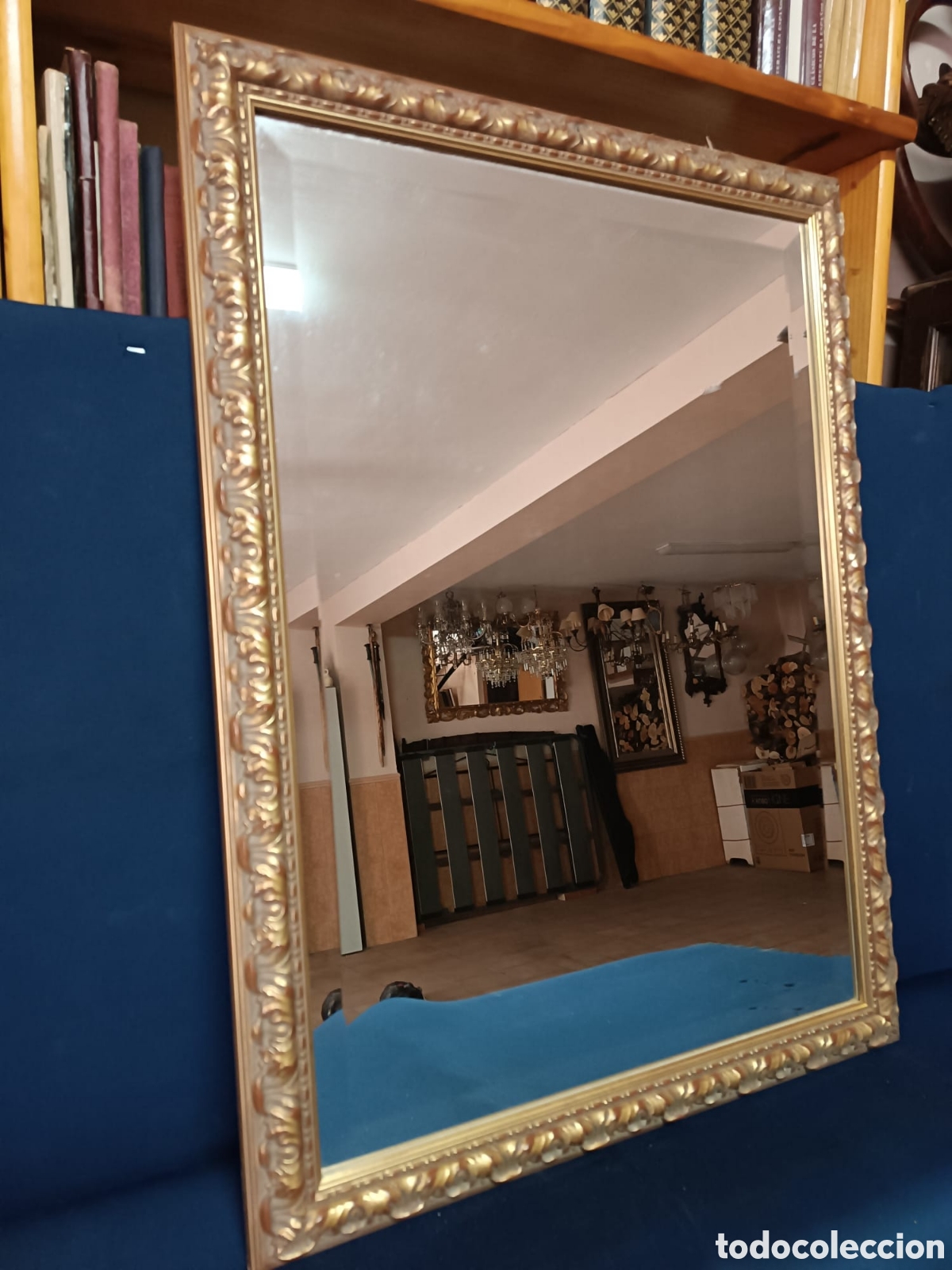 Antig&uuml;edades: Antiguo espejo vintage - Foto 4