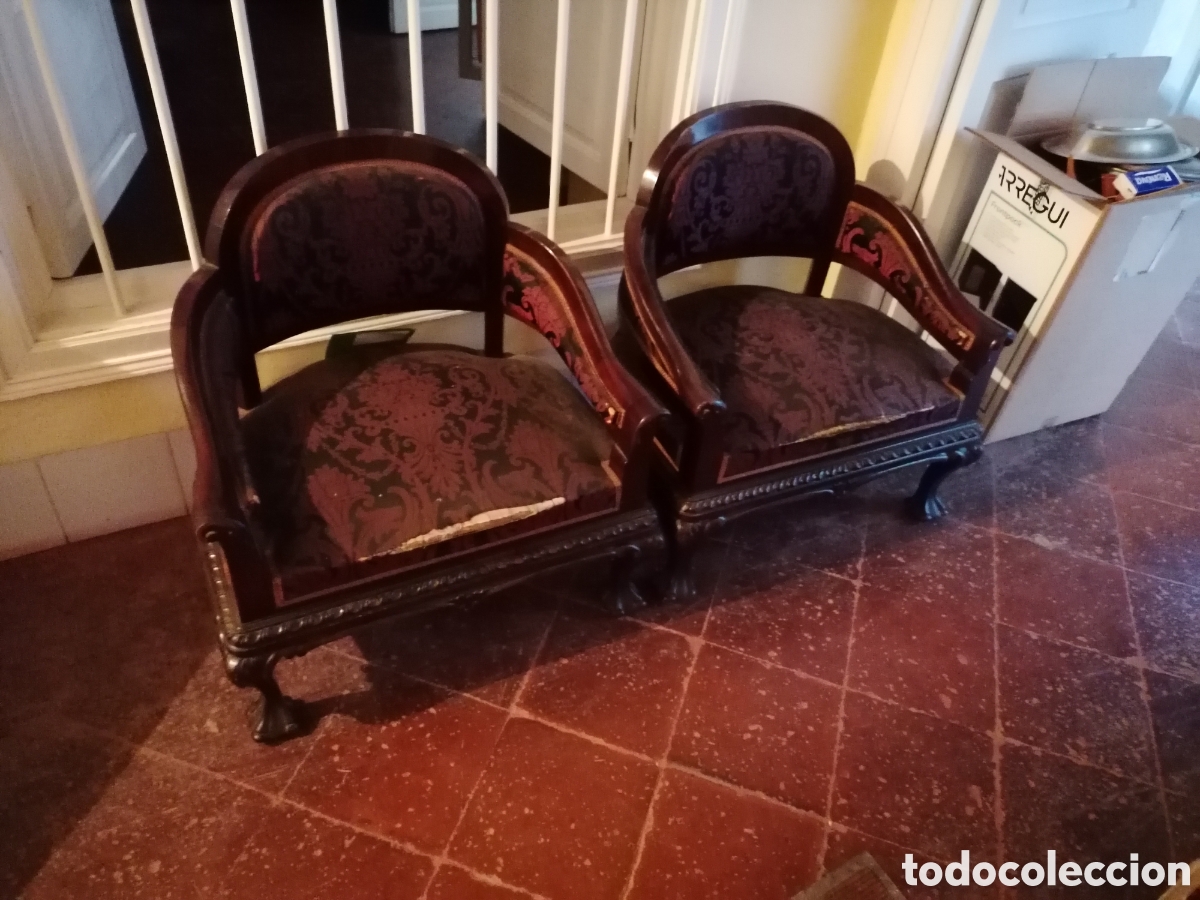 Antig&uuml;edades: Descalzadoras caoba. - Foto 1