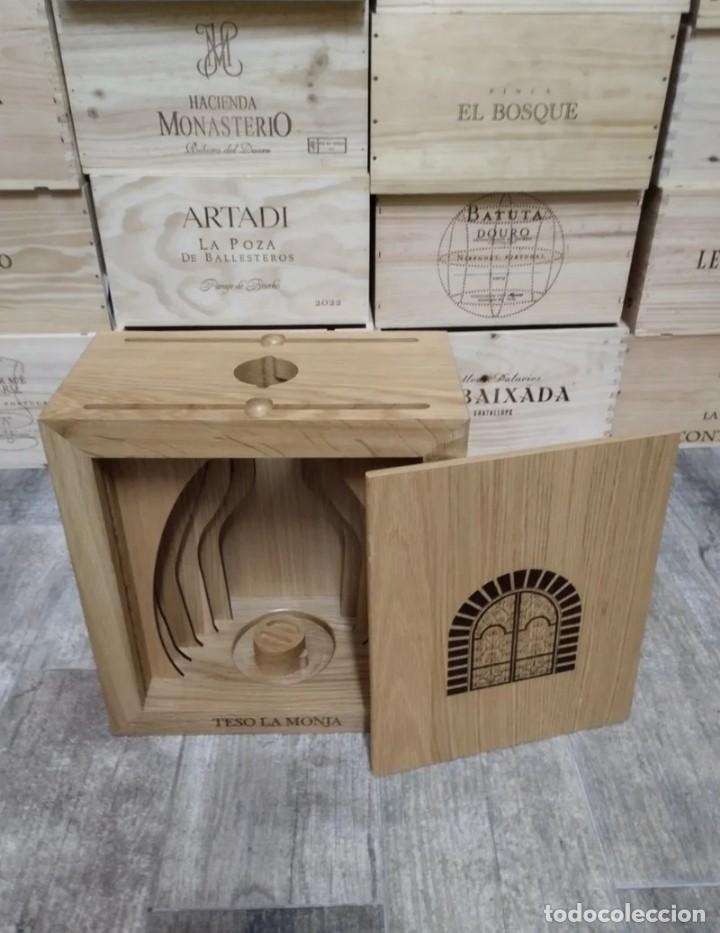 Antig&uuml;edades: Caja de vino Teso La Monja - Foto 2