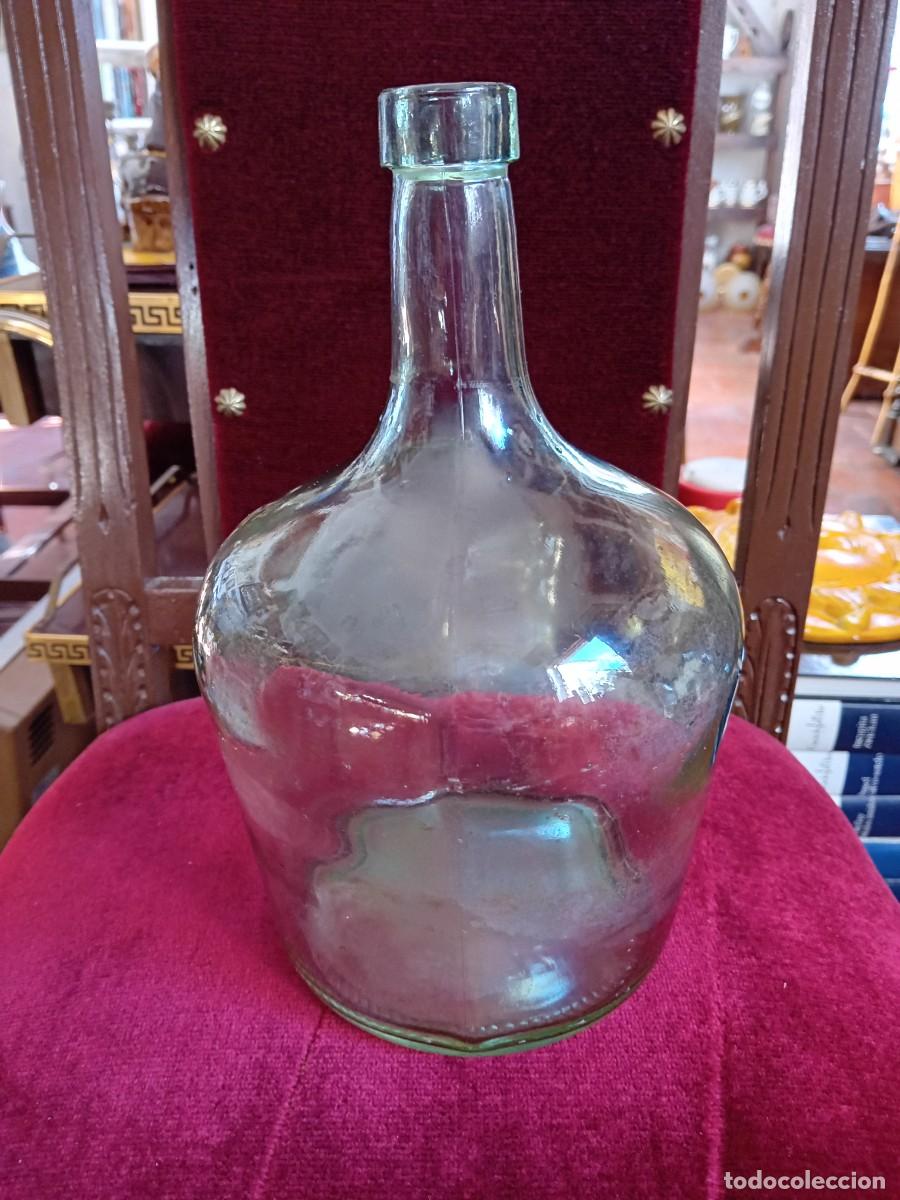 Antig&uuml;edades: Damajuana de dos litros antigua - Foto 4