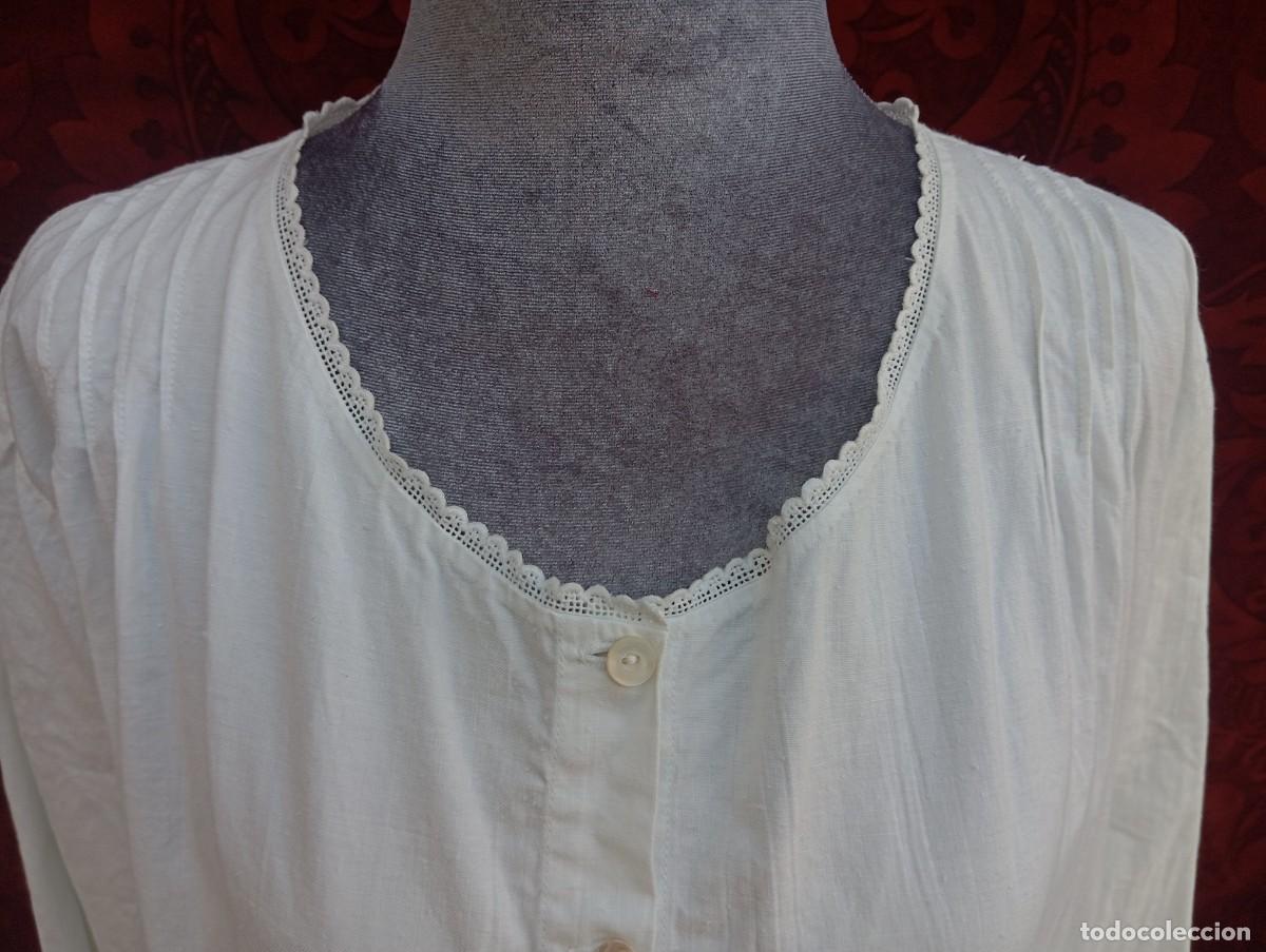 Antig&uuml;edades: Camis&oacute;n antiguo de lienzo de hilo - Foto 2