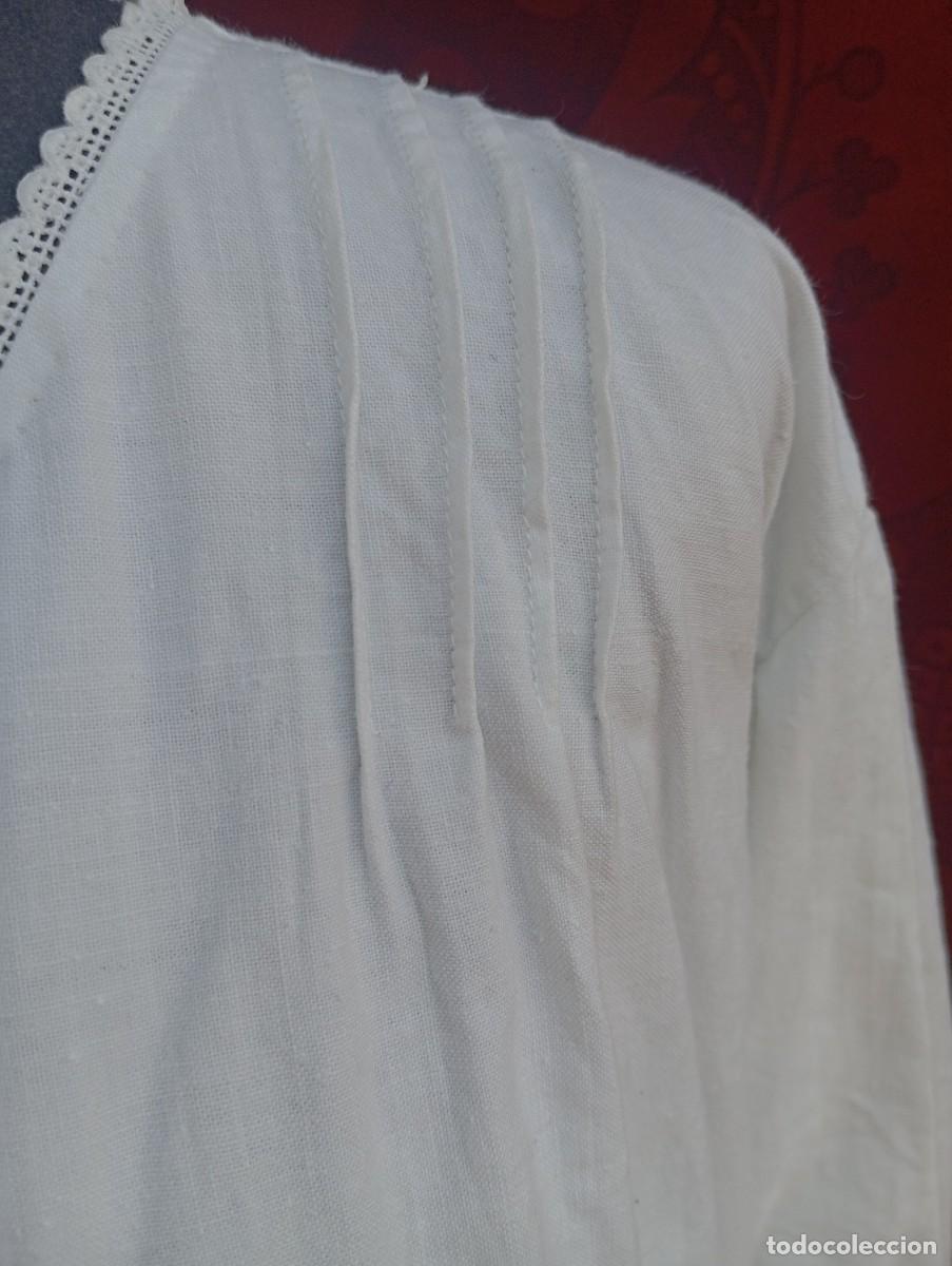 Antig&uuml;edades: Camis&oacute;n antiguo de lienzo de hilo - Foto 6
