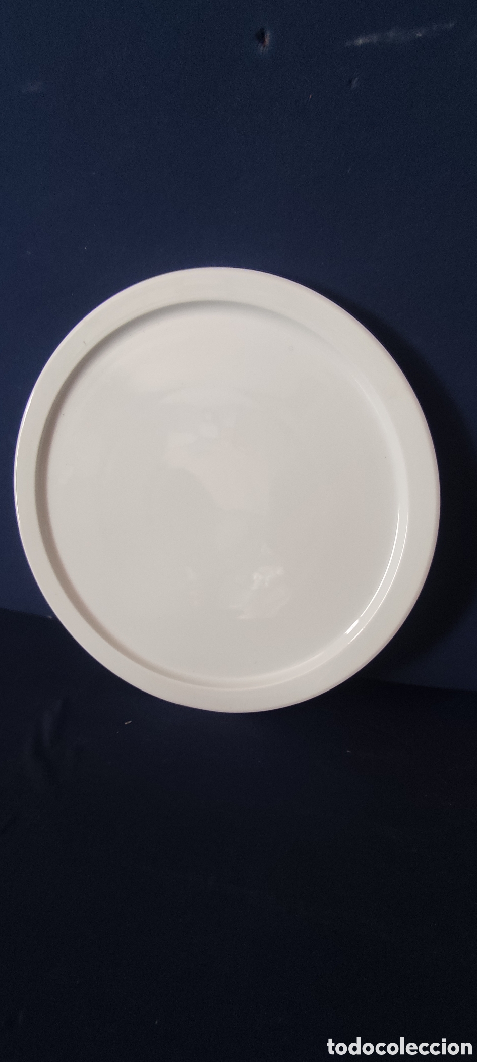 Antig&uuml;edades: Plato de pizza de ceramica - Foto 2