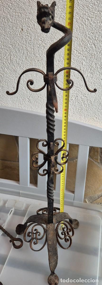 Antig&uuml;edades: Cuelgautiles chimenea antiguo - Foto 4