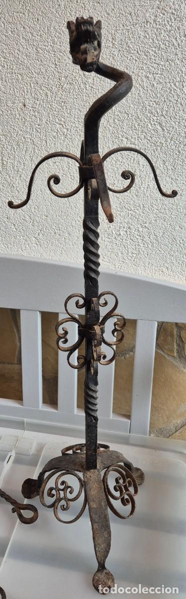Antig&uuml;edades: Cuelgautiles chimenea antiguo - Foto 5