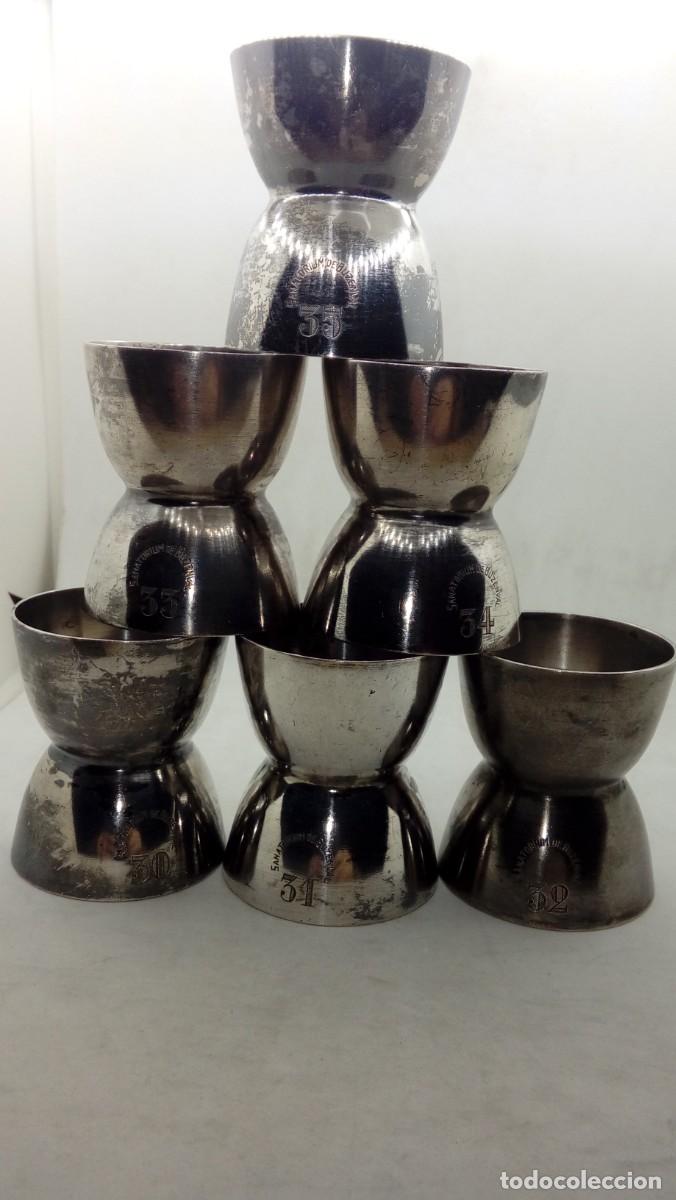 Antig&uuml;edades: SEIS HUEVERAS DE PLATA - Foto 1
