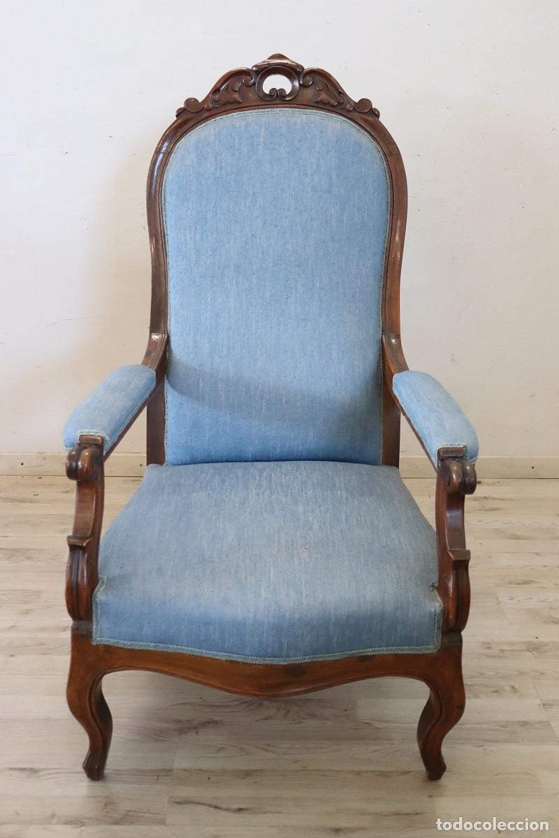 Antig&uuml;edades: Sill&oacute;n antiguo del siglo XIX - Foto 2