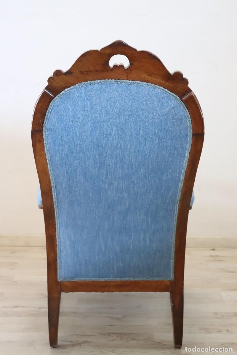 Antig&uuml;edades: Sill&oacute;n antiguo del siglo XIX - Foto 5