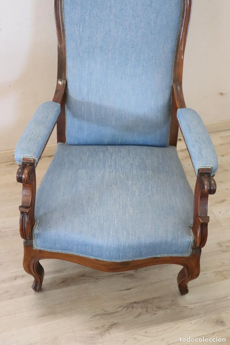 Antig&uuml;edades: Sill&oacute;n antiguo del siglo XIX - Foto 8