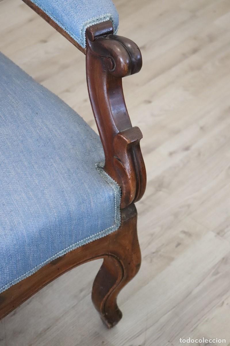 Antig&uuml;edades: Sill&oacute;n antiguo del siglo XIX - Foto 9