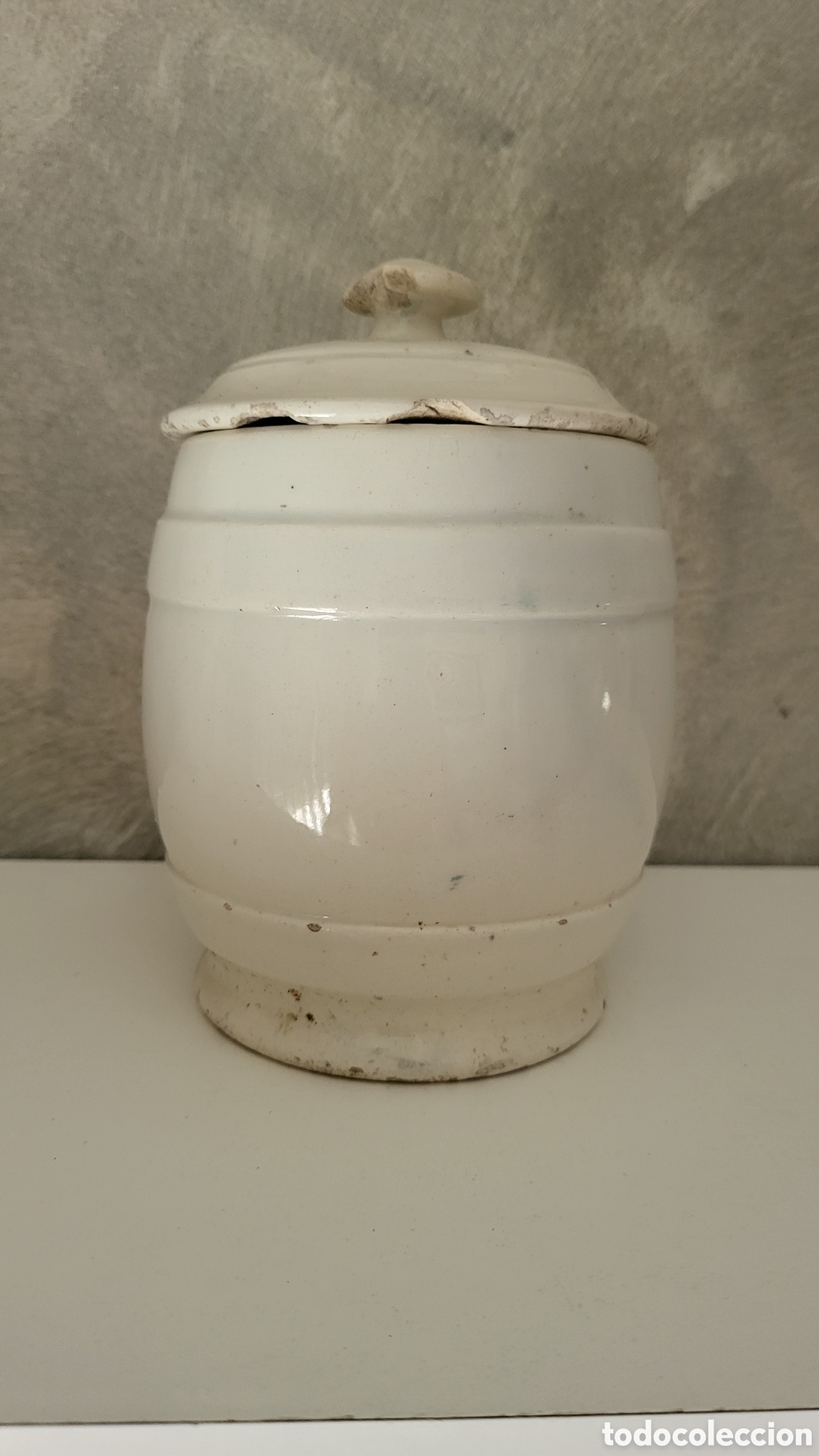 Antig&uuml;edades: ANTIGUO TARRO DE CAFE CERAMICA - Foto 6