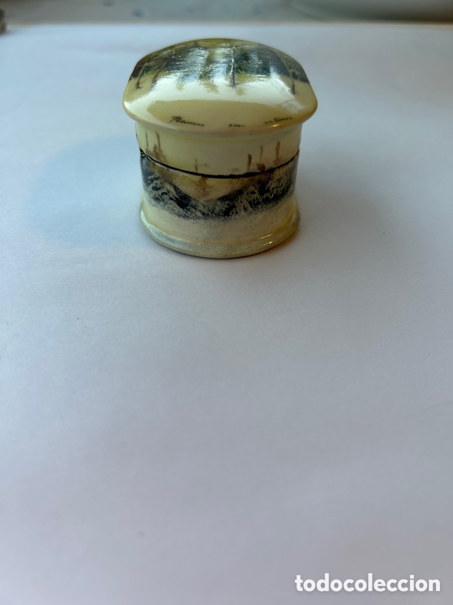 Antig&uuml;edades: Caja lavada Fedoskino Rusa - Foto 3