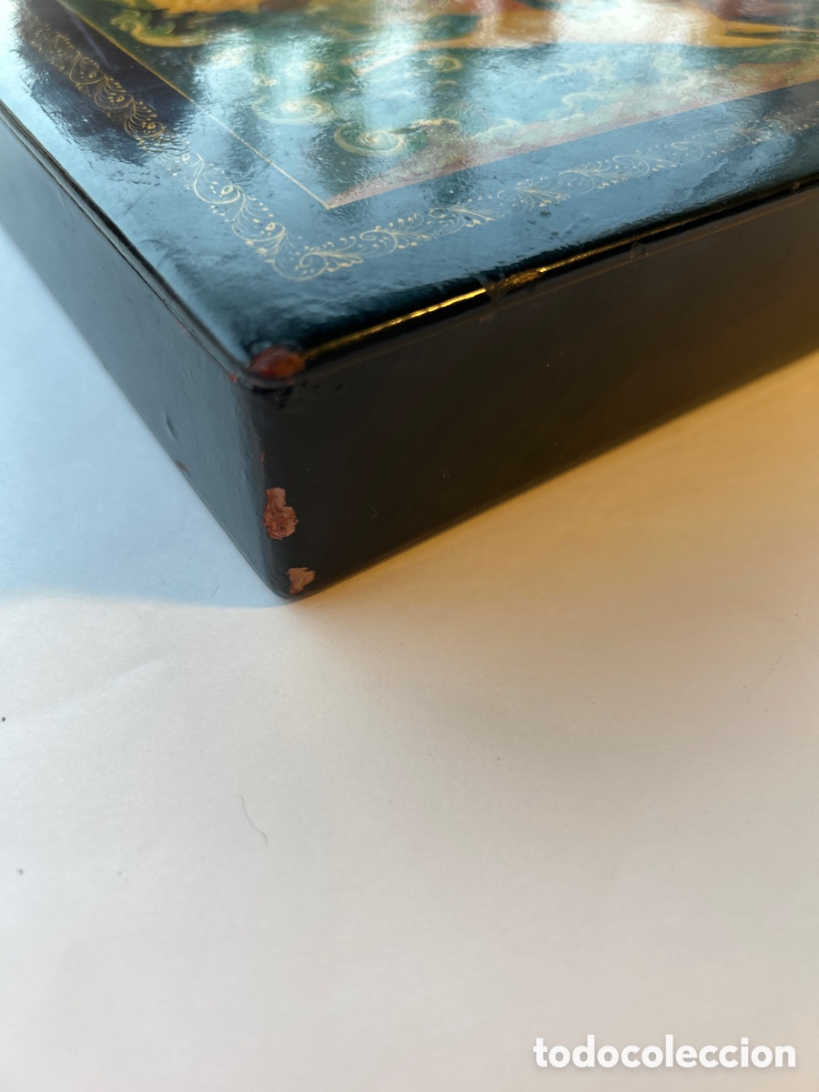 Antig&uuml;edades: Caja lacada Rusa Mstera - Foto 6