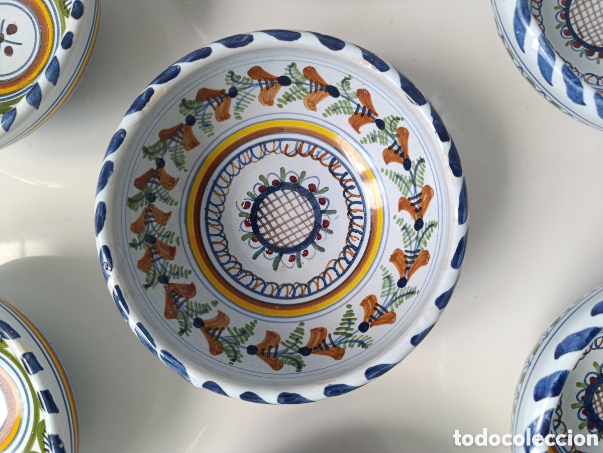 Antig&uuml;edades: Conjunto de cuencos de Talavera - Foto 2