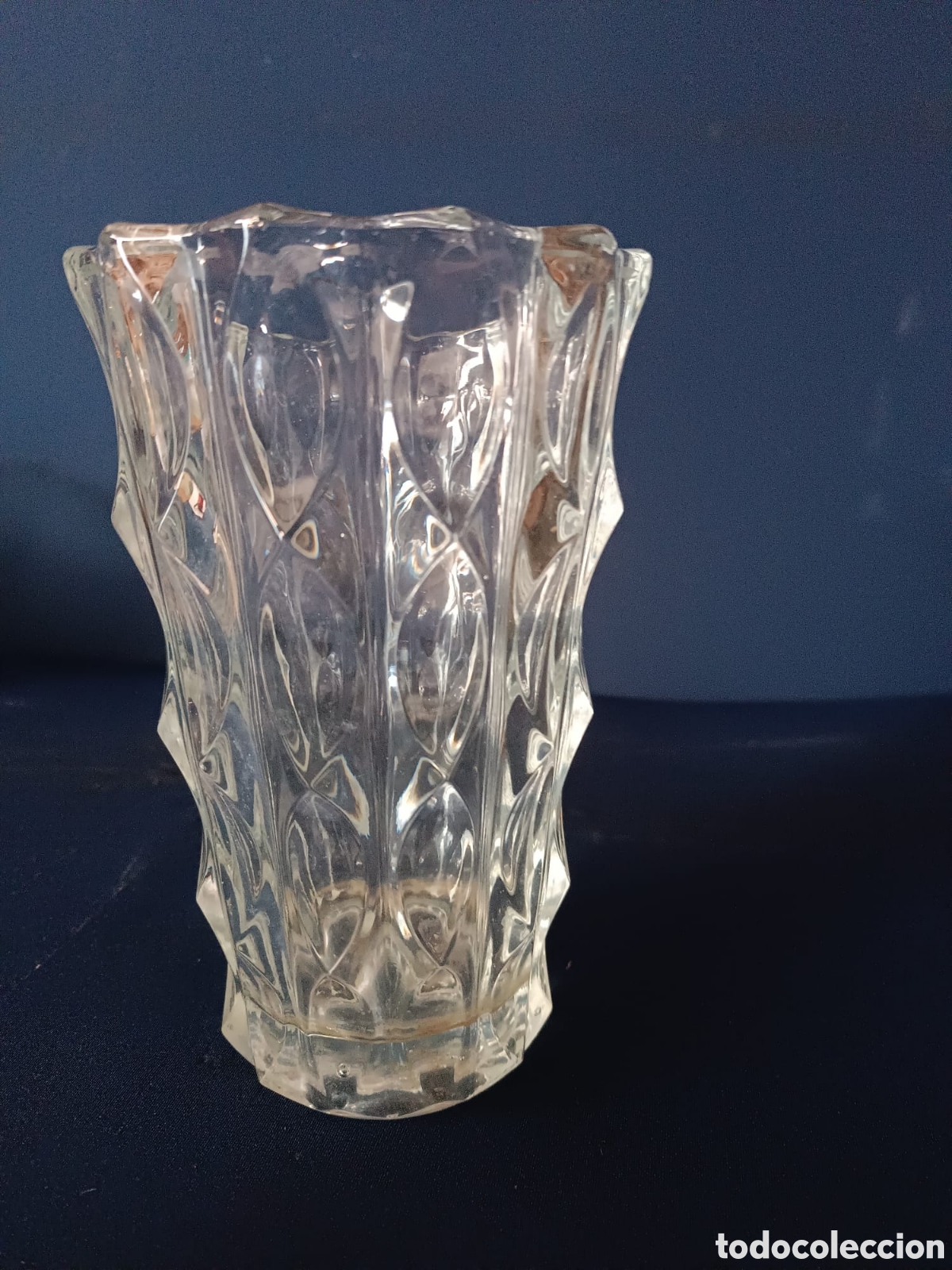 Antig&uuml;edades: Antiguo jarr&oacute;n de cristal de 4oca - Foto 2